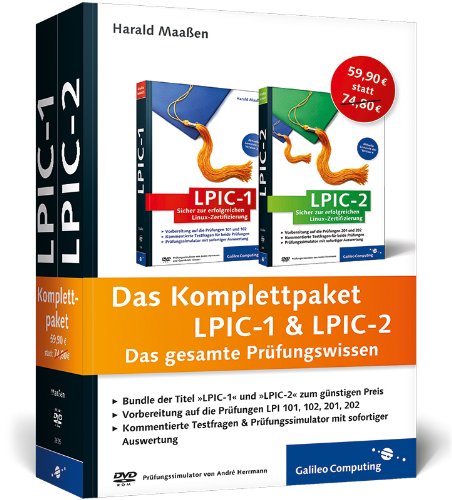 Das Komplettpaket LPIC-1 & LPIC-2: Das gesamte Prüfungswissen