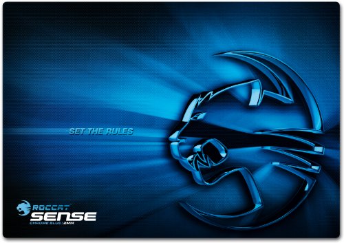 Roccat Sense 2mm High Precision Gaming Mauspad, chrome blue