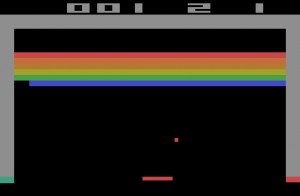 Atari 2600 Version von Breakout