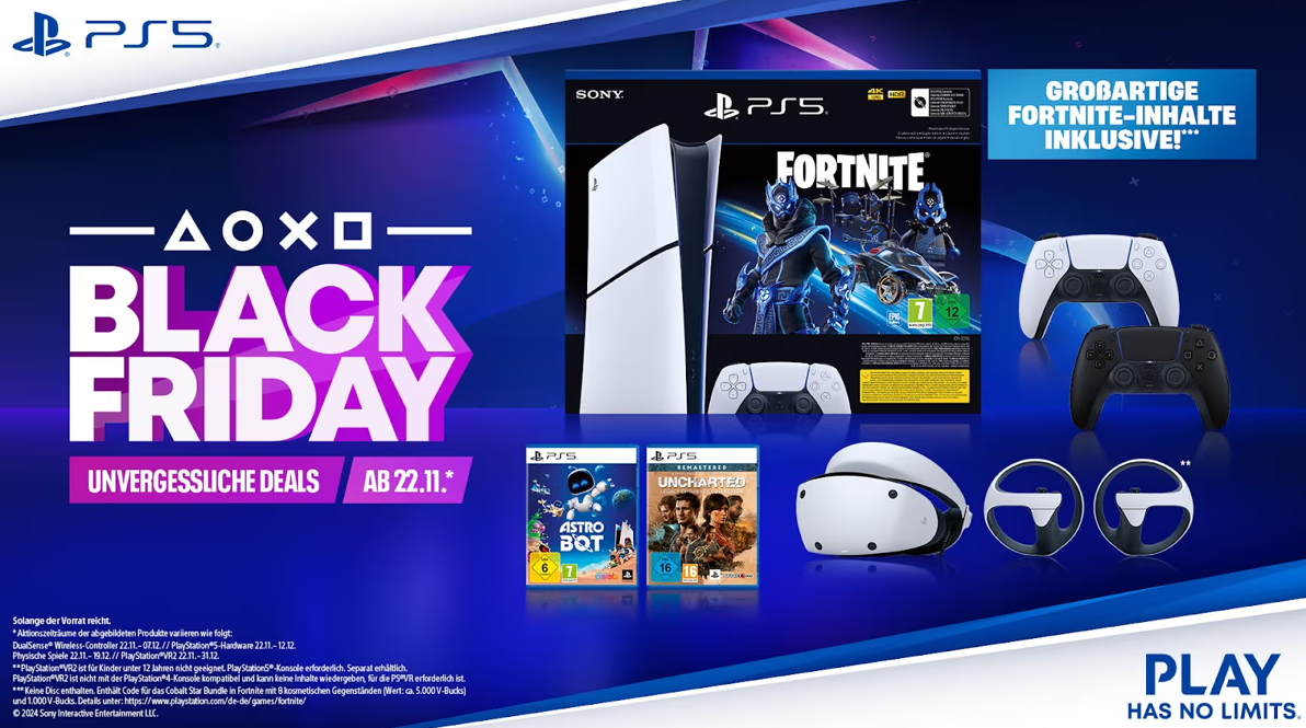 PlayStation 5 Fortnite-Bundle und weitere Angebote: Jetzt erhältlich!