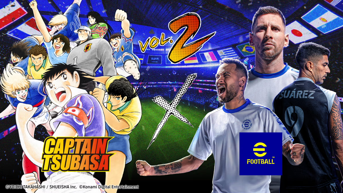 eFootball x Captain Tsubasa: Neue Kollaboration mit Messi und Neymar