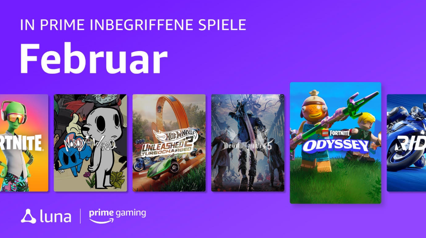 Prime Gaming-Update Februar 2025: Kostenlose Spiele und neue Angebote