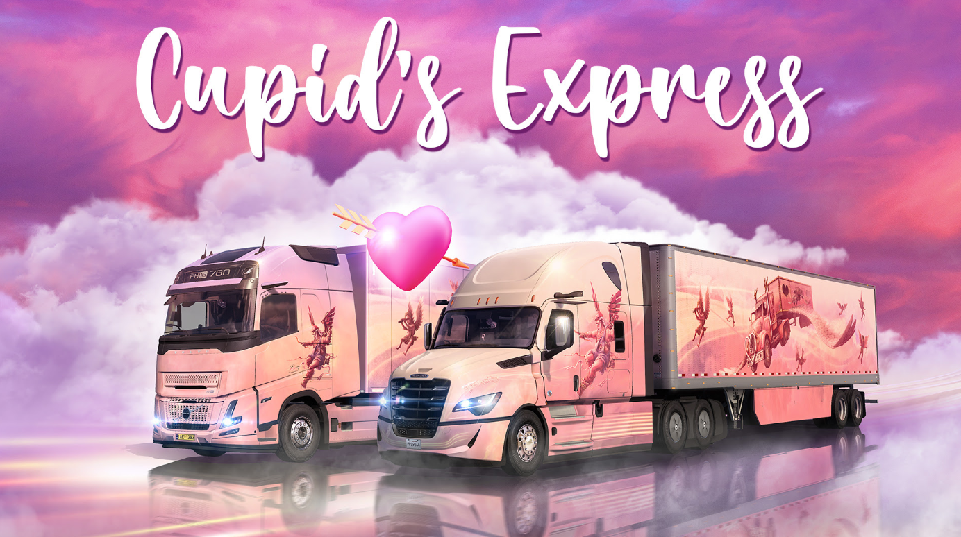 Valentinstag mit Euro Truck Simulator und American Truck Simulator feiern