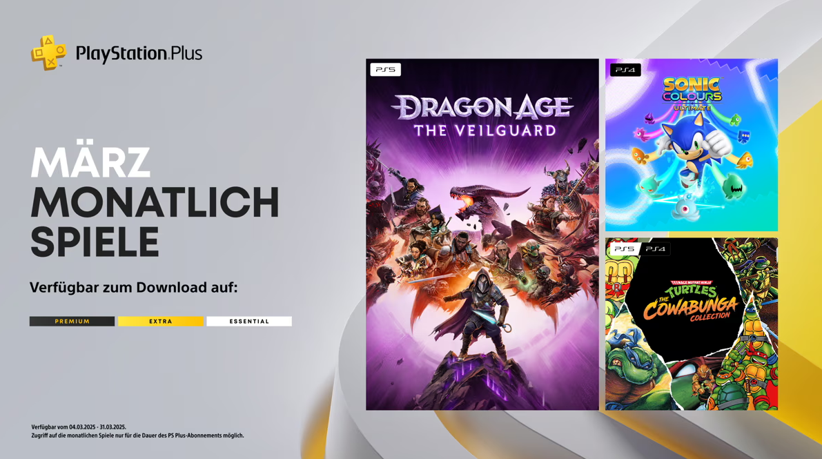 Die monatlichen PlayStation Plus-Titel im März 2025
