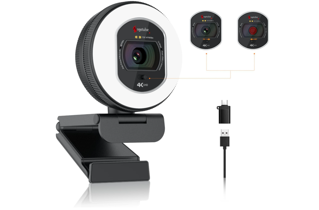 Angetube 4K Streaming Webcam