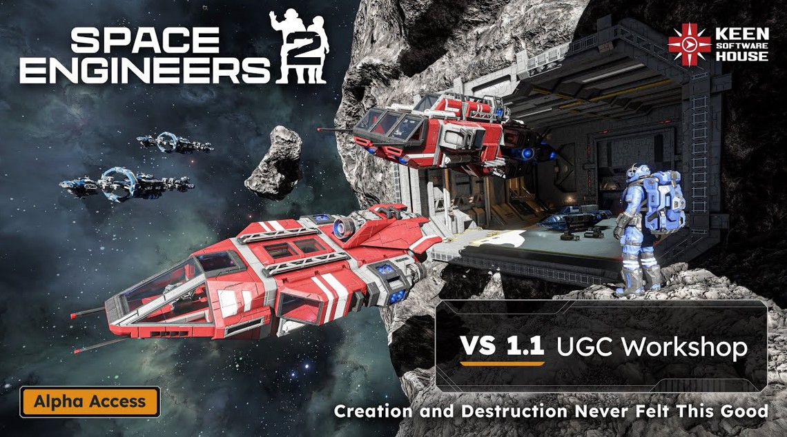 Space Engineers 2: Alpha Update VS 1.1 bringt Steam Workshop & Gameplay-Verbesserungen