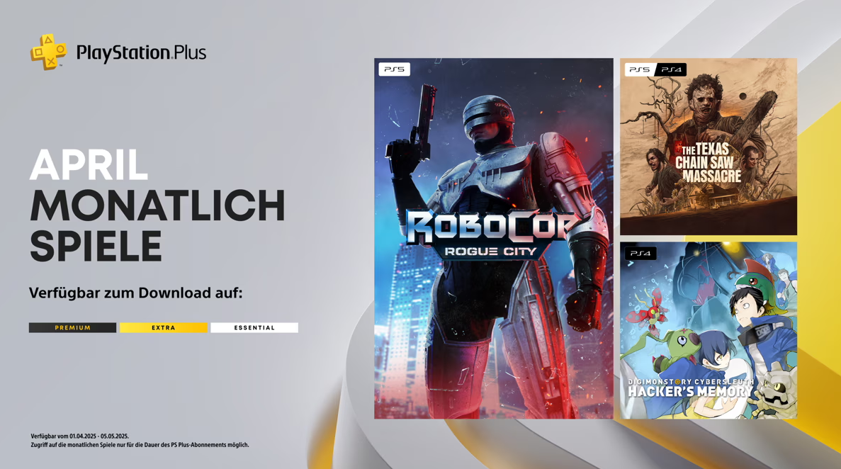 PlayStation Plus im April: Diese Spiele erwarten Dich