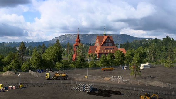 ETS2: Kirunas 113 Jahre alte Holzkirche zieht ins Spiel ein