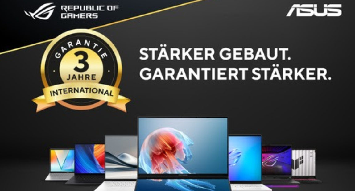 Asus erweitert Herstellergarantie für Notebooks auf drei Jahre Bild Asus erweitert Herstellergarantie für Notebooks auf drei Jahre Screenshot Asus erweitert Herstellergarantie für Notebooks auf drei Jahre Foto