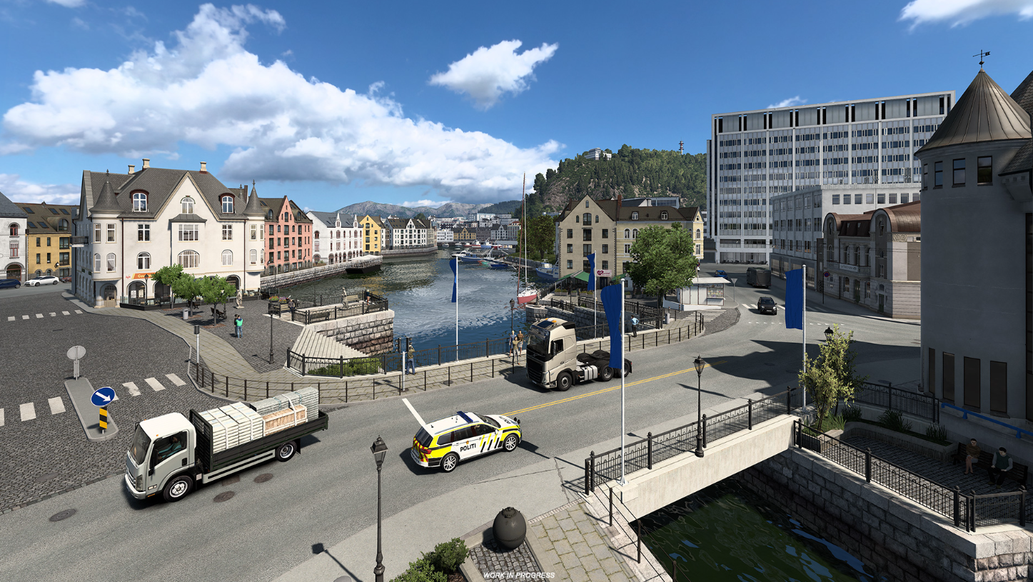 ETS2 zeigt Ålesund im neuen DLC Bild ETS2 zeigt Ålesund im neuen DLC Screenshot ETS2 zeigt Ålesund im neuen DLC Foto