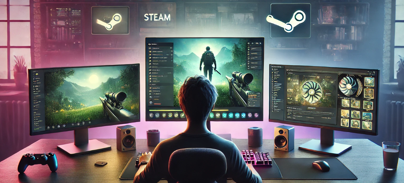 Steam: Wie starte ich Spiele auf dem anderen Monitor?