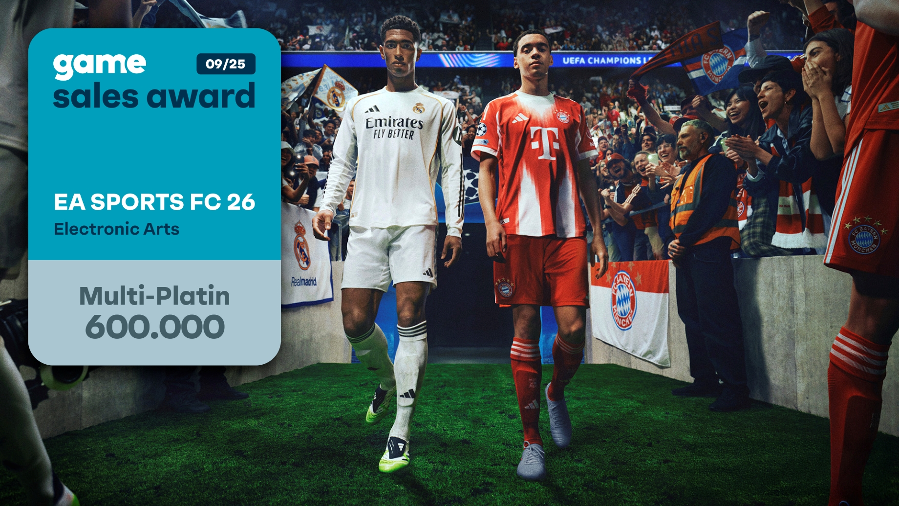 EA Sports FC 26 und Borderlands 4 räumen bei game Sales Awards ab Bild EA Sports FC 26 und Borderlands 4 räumen bei game Sales Awards ab Screenshot EA Sports FC 26 und Borderlands 4 räumen bei game Sales Awards ab Foto