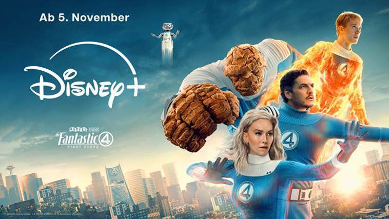 Spielemagazin - The Fantastic Four: First Steps – Marvels erste Familie landet auf Disney+ The Fantastic Four: First Steps – Marvels erste Familie landet auf Disney+