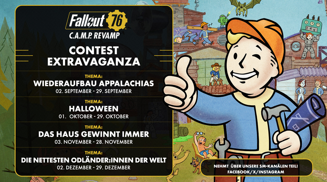 Fallout 76 startet neuen C.A.M.P.-Contest mit Casino-Thema Bild Fallout 76 startet neuen C.A.M.P.-Contest mit Casino-Thema Screenshot Fallout 76 startet neuen C.A.M.P.-Contest mit Casino-Thema Foto