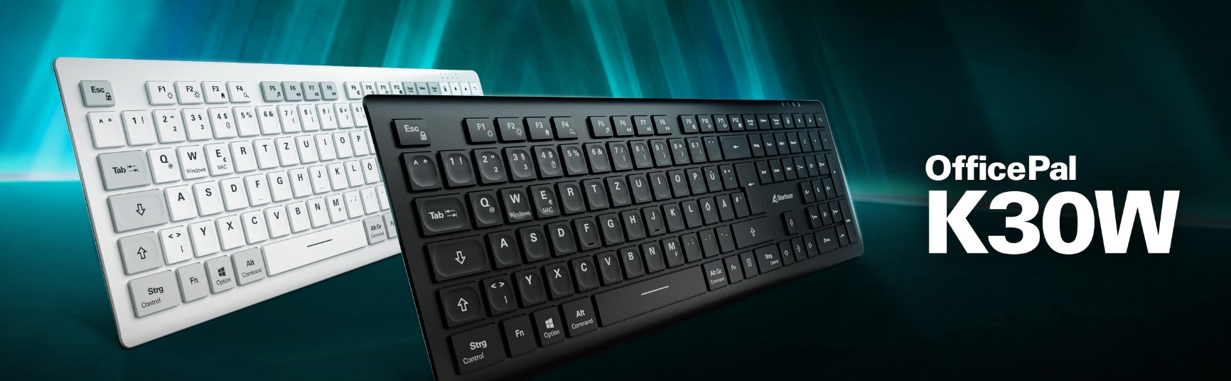 Sharkoon stellt kabellose Tastatur OfficePal K30W vor Bild Sharkoon stellt kabellose Tastatur OfficePal K30W vor Screenshot Sharkoon stellt kabellose Tastatur OfficePal K30W vor Foto