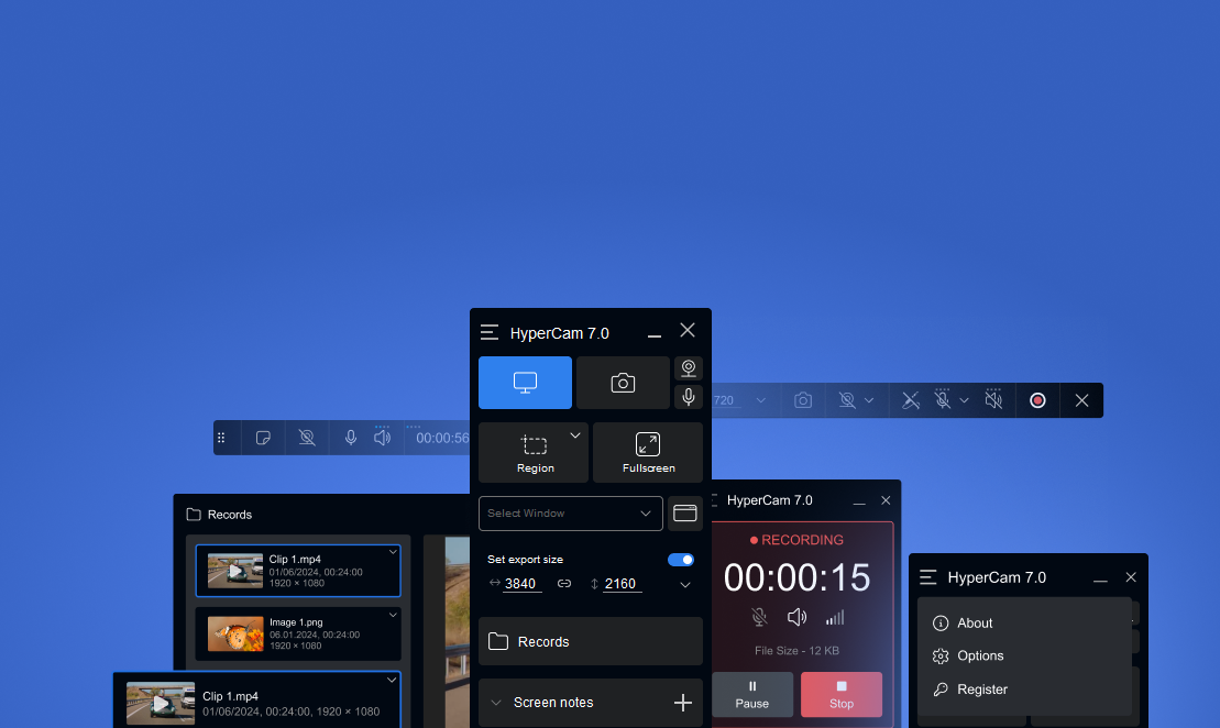 HyperCam 7 erscheint mit frischem Design und neuer Technik Bild HyperCam 7 erscheint mit frischem Design und neuer Technik Screenshot HyperCam 7 erscheint mit frischem Design und neuer Technik Foto
