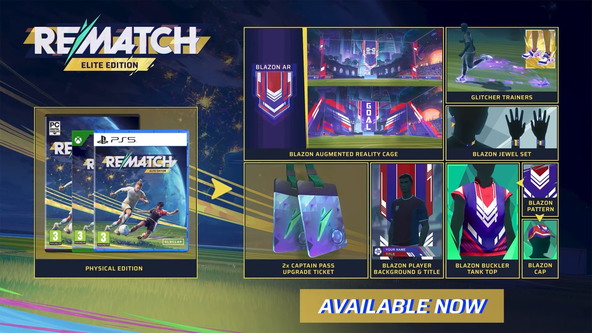 Rematch: Elite Edition jetzt als physische Version erhältlich Bild Rematch: Elite Edition jetzt als physische Version erhältlich Screenshot Rematch: Elite Edition jetzt als physische Version erhältlich Foto