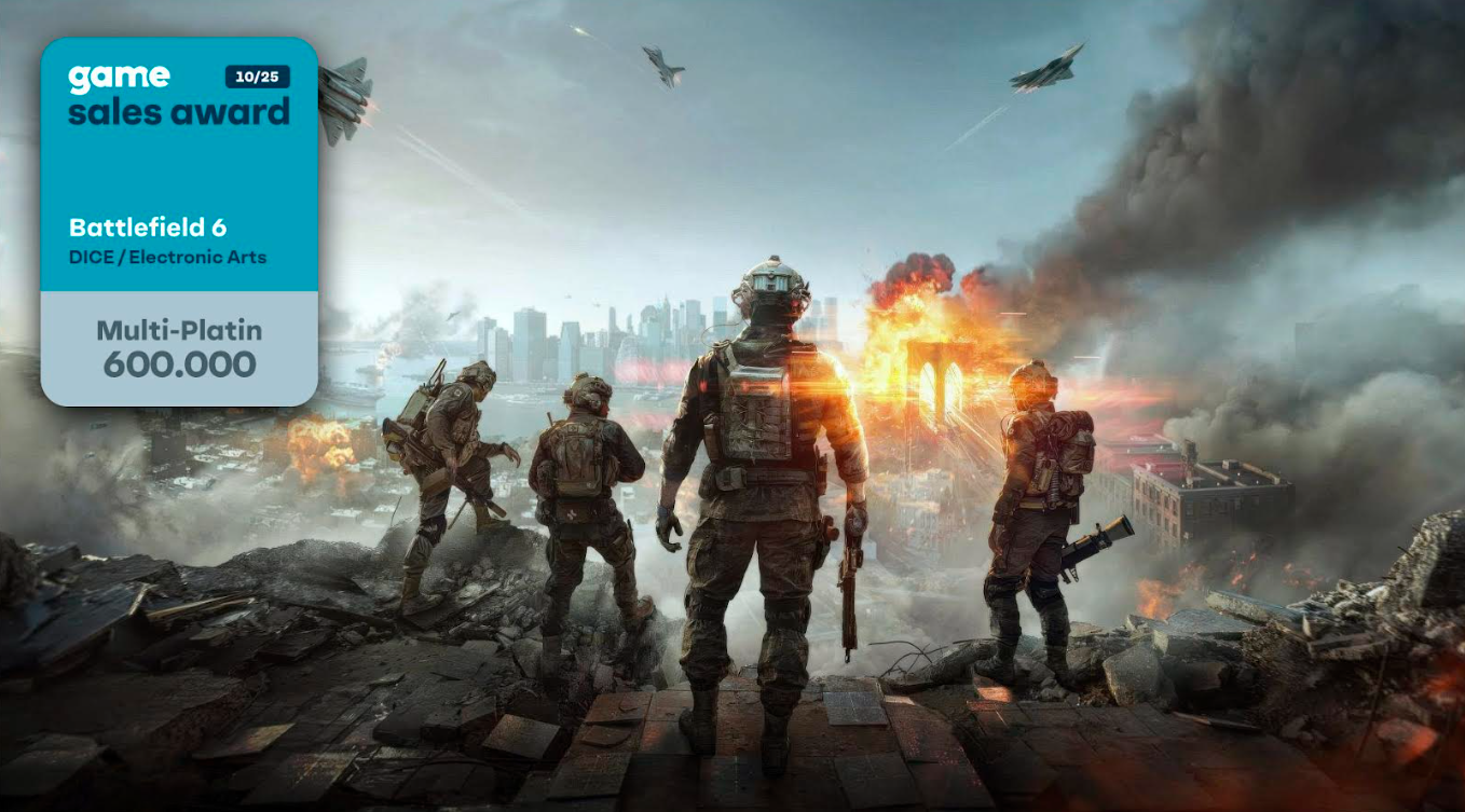 game Sales Awards feiern Oktober-Hits