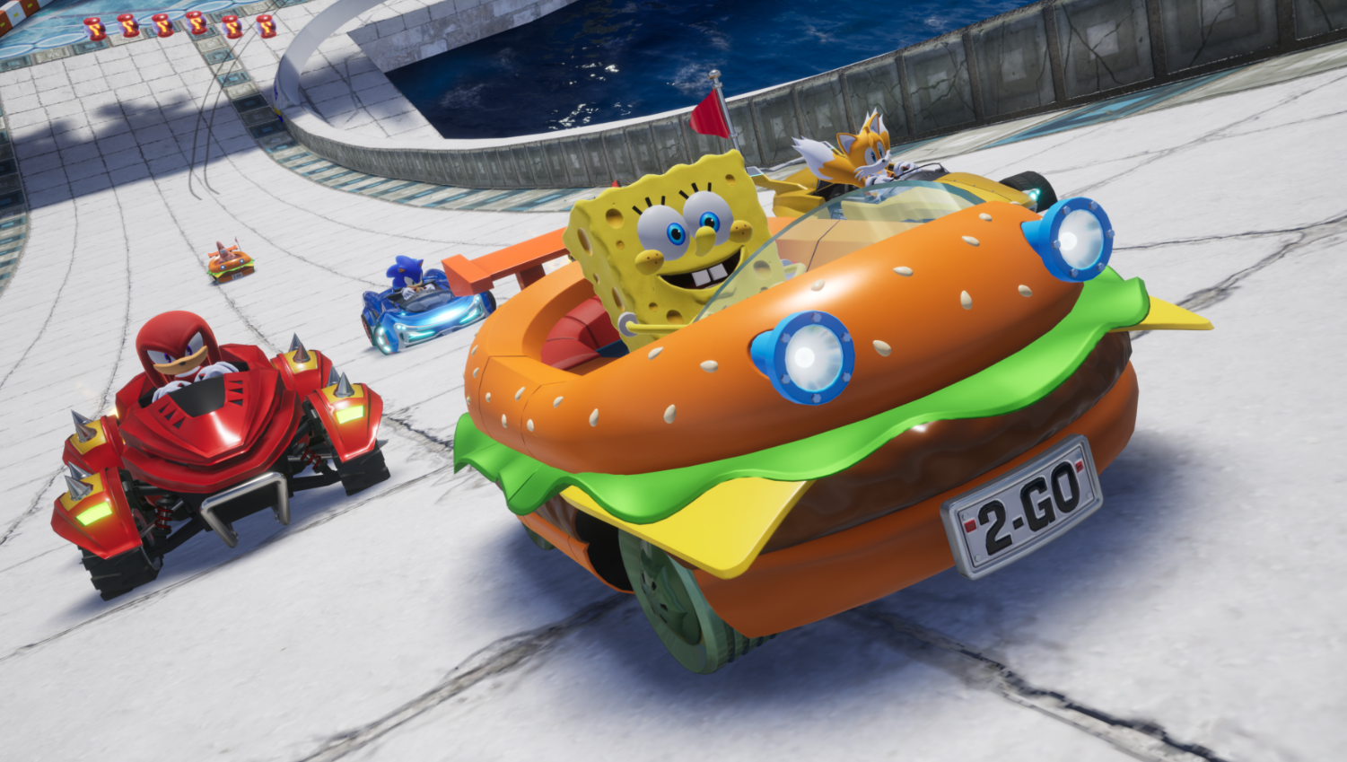SpongeBob-Paket für Sonic Racing: CrossWorlds live