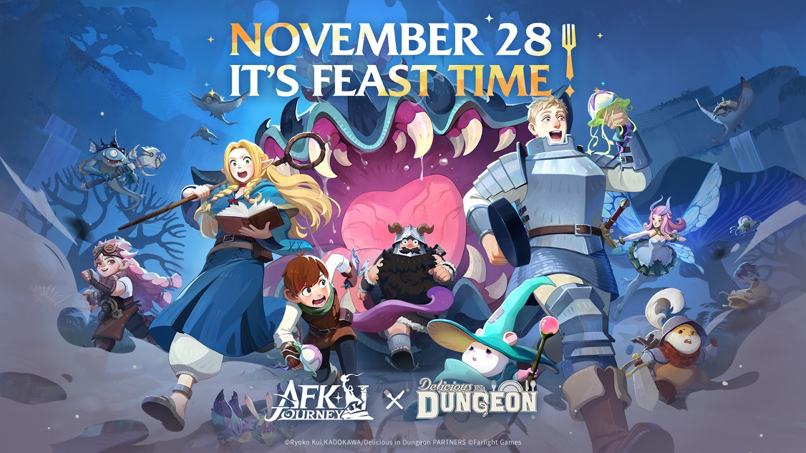 AFK Journey startet Crossover mit Delicious in Dungeon