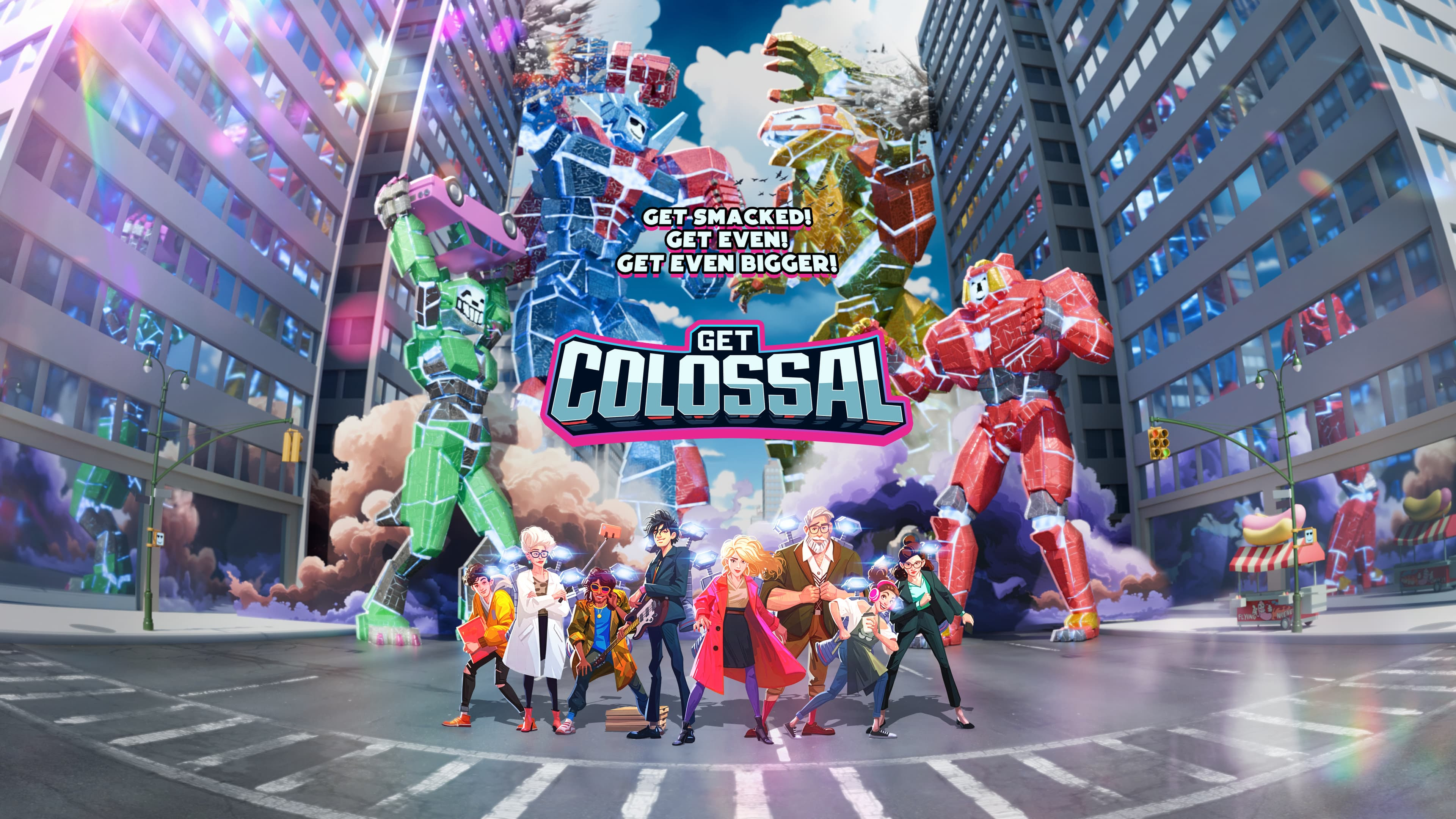 Get Colossal: Mech-Brawler mit zerstörbaren Städten