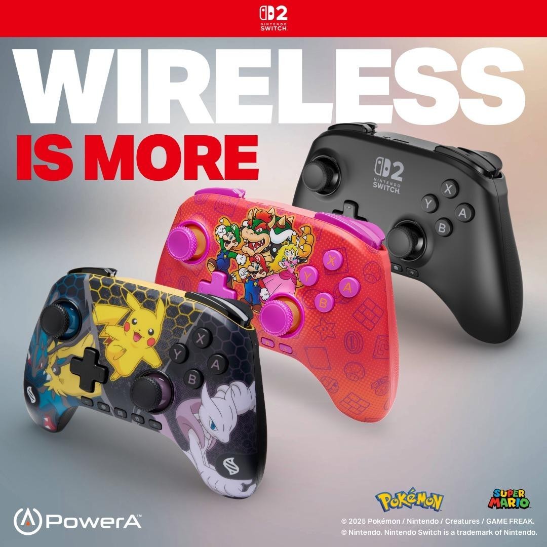 PowerA bringt offizielle Wireless-Controller für Switch 2