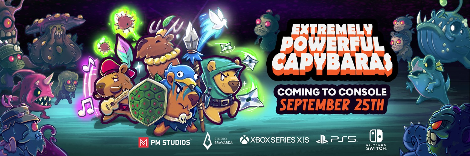 Extremely Powerful Capybaras startet auf Konsolen