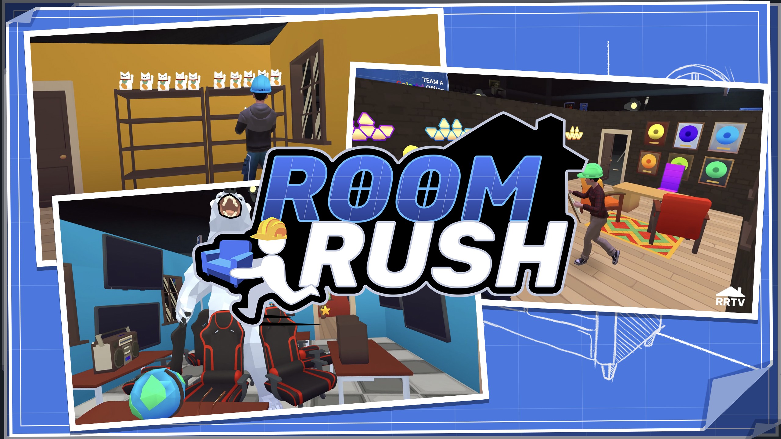 Room Rush: Team-Bastelspiel für Meta Horizon