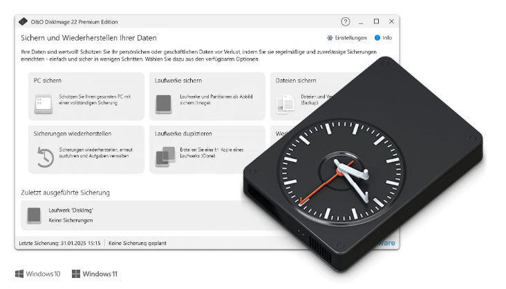 O&O DiskImage 22 bringt moderne Datensicherheit voran Bild O&O DiskImage 22 bringt moderne Datensicherheit voran Screenshot O&O DiskImage 22 bringt moderne Datensicherheit voran Foto