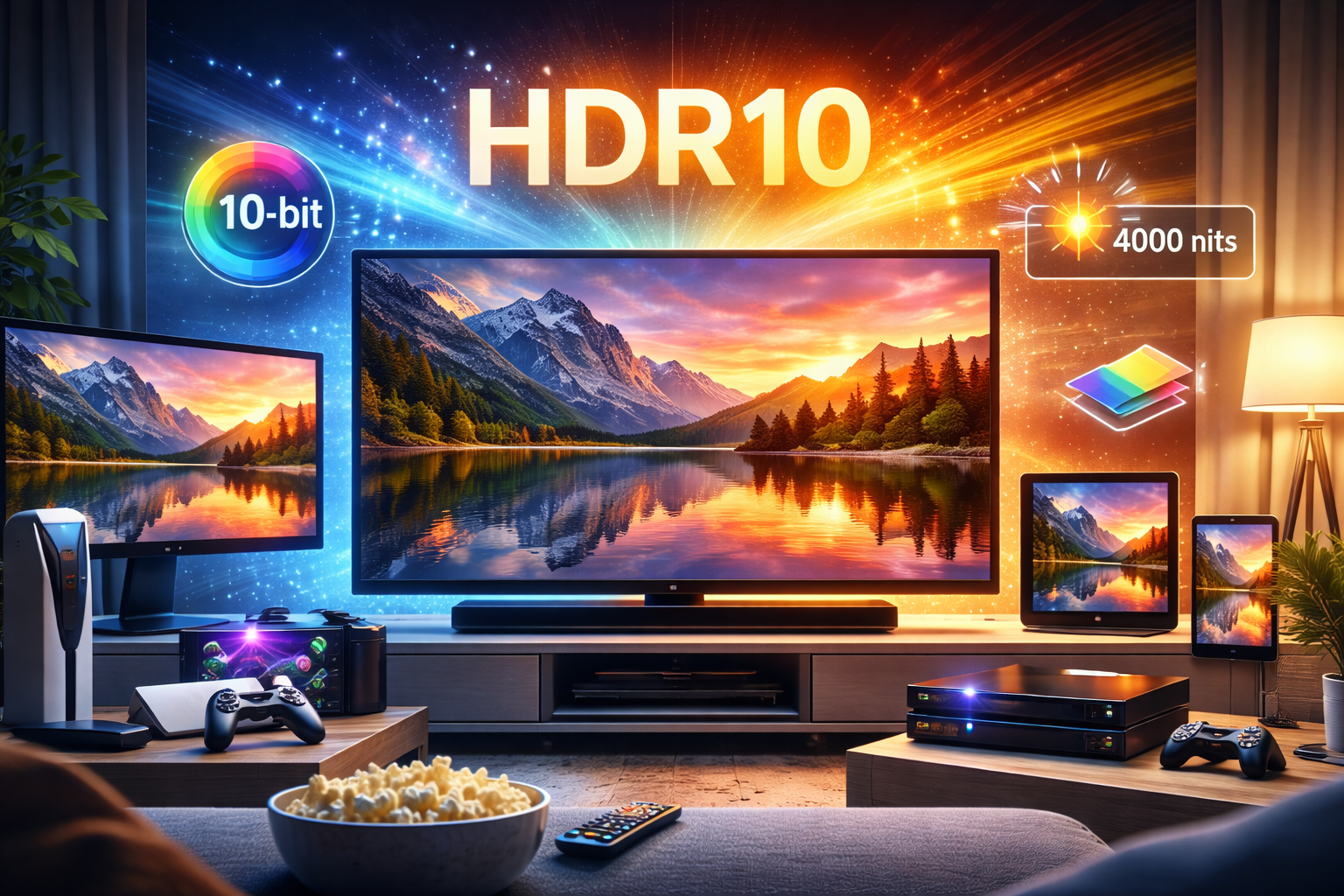 HDR10 – Der Standard für hohen Kontrast in Spielen und Filmen
