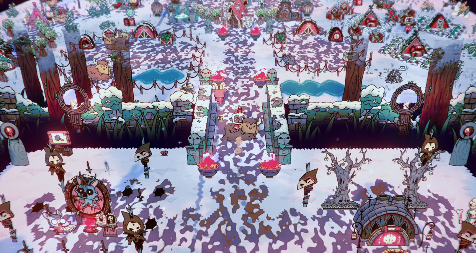 Cult of the Lamb: Woolhaven erscheint im Januar