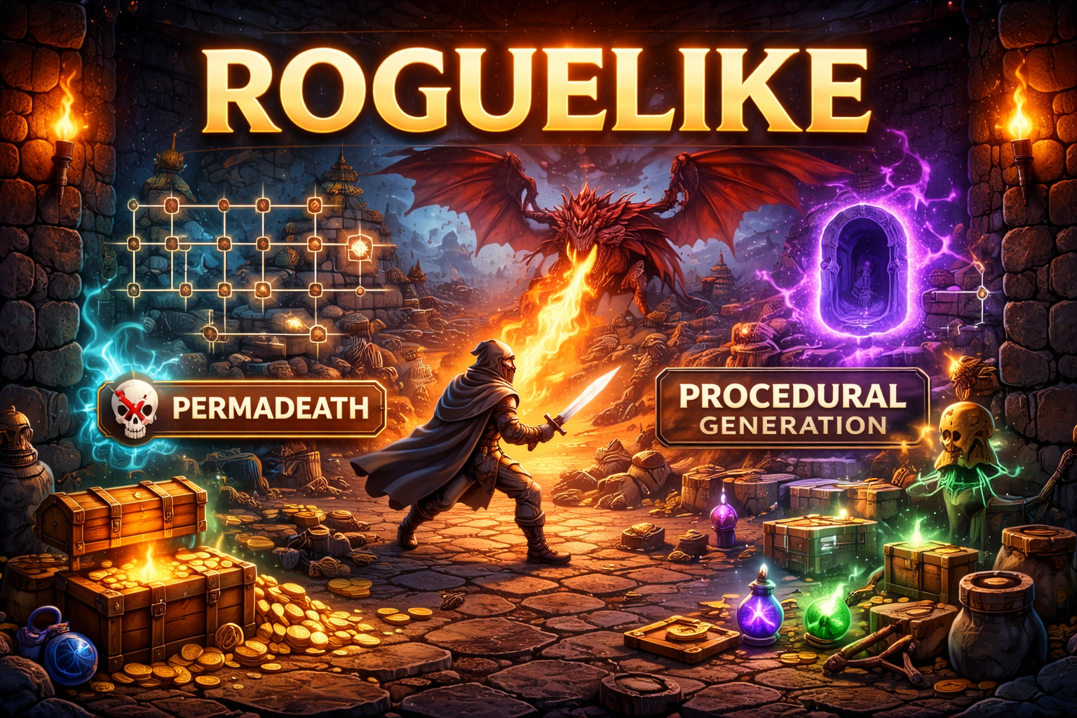 Roguelike – Das Genre der endlosen Wiederholung und des permanenten Fortschritts