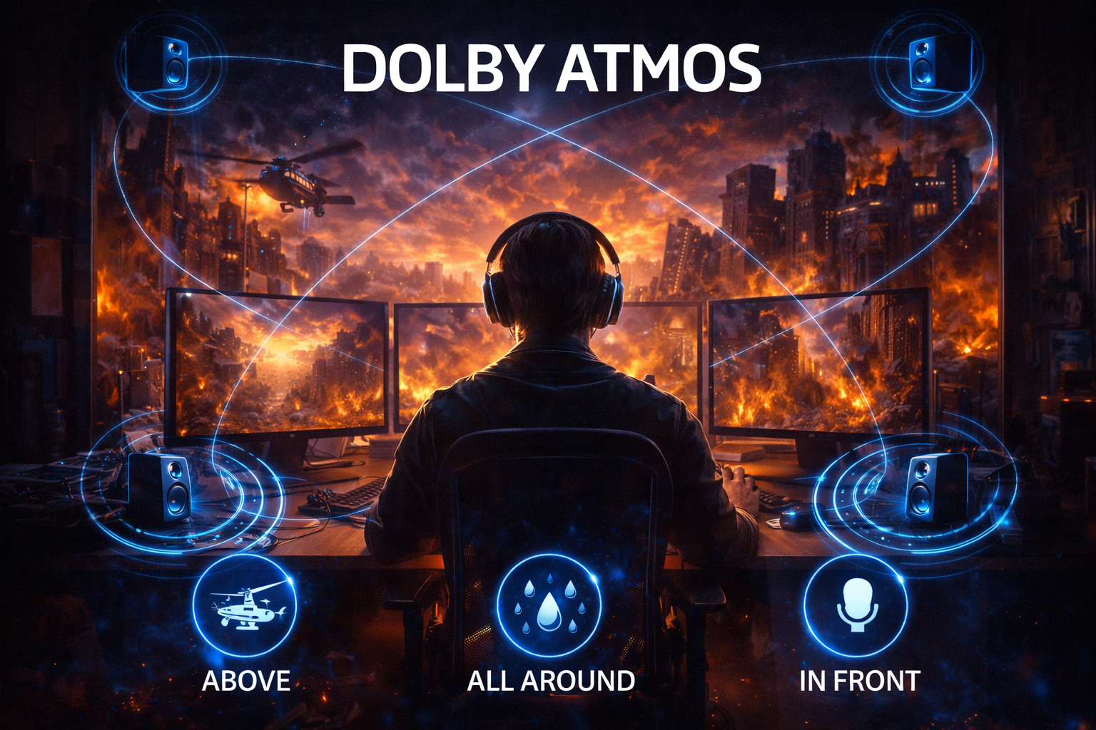 Dolby Atmos – Die revolutionäre 3D-Audio-Technologie für Gaming und Heimkino