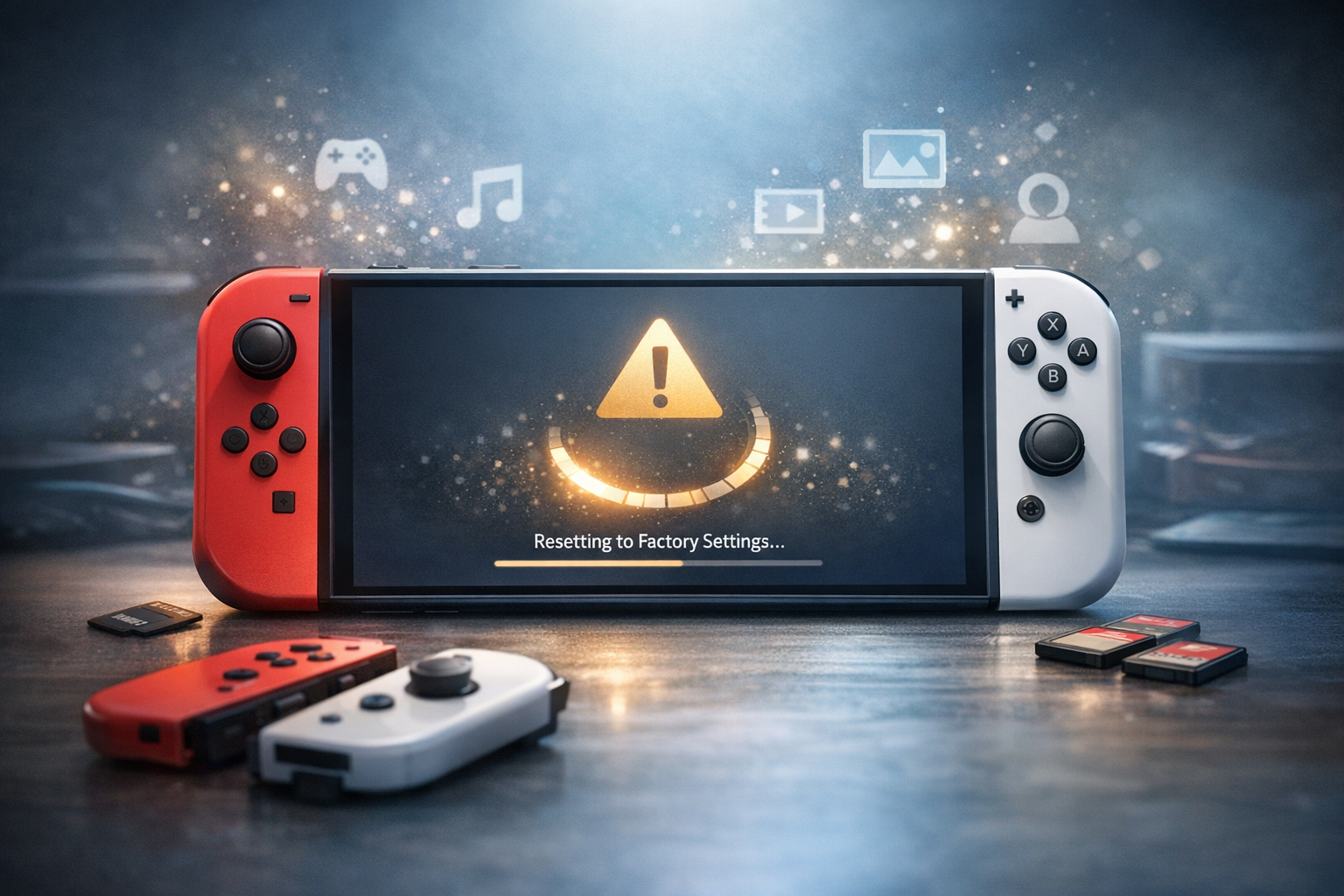 Switch 2 auf Werkseinstellungen zurücksetzen