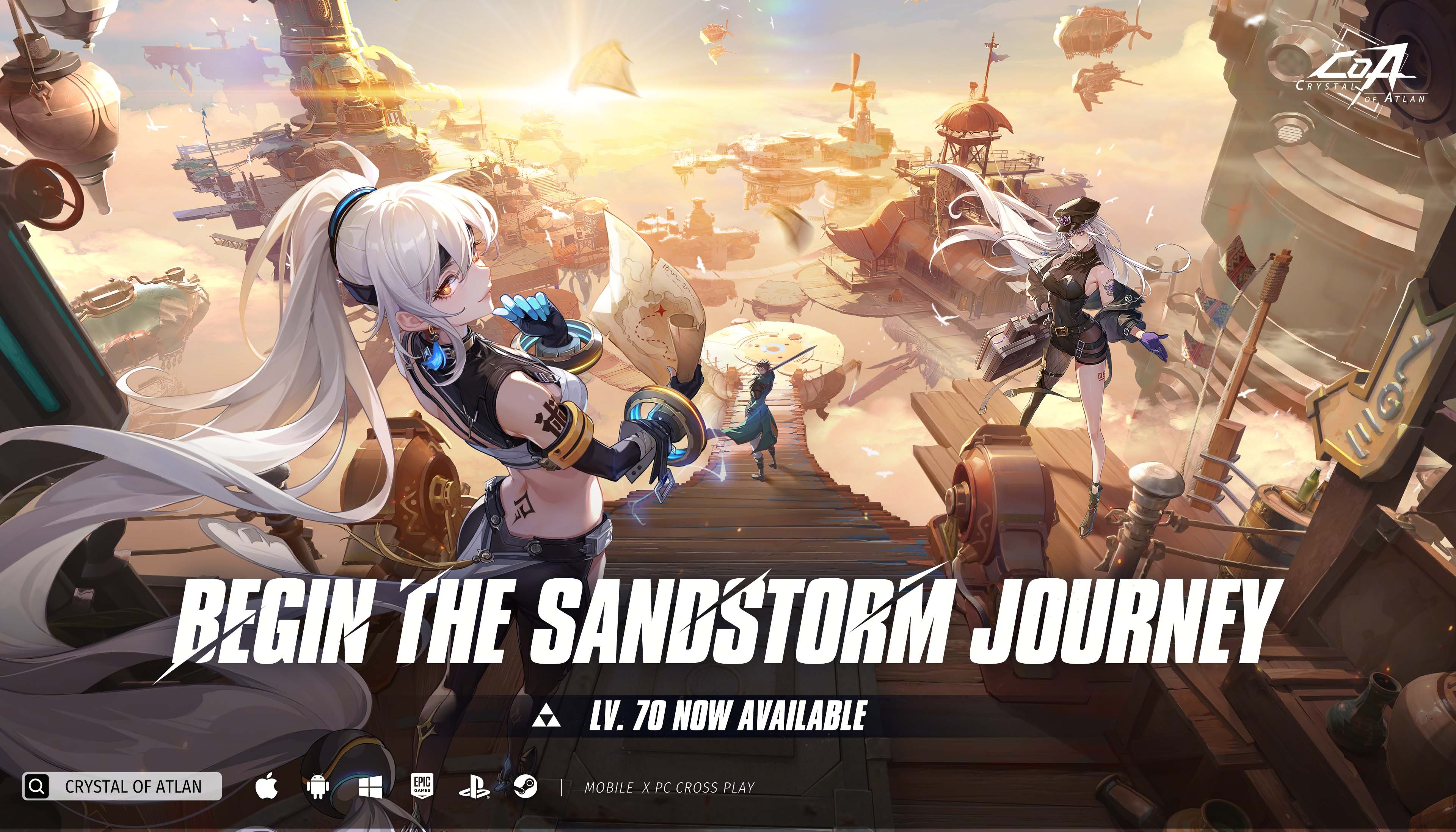 Crystal of Atlan: Sandstorm Journey Expansion ist live