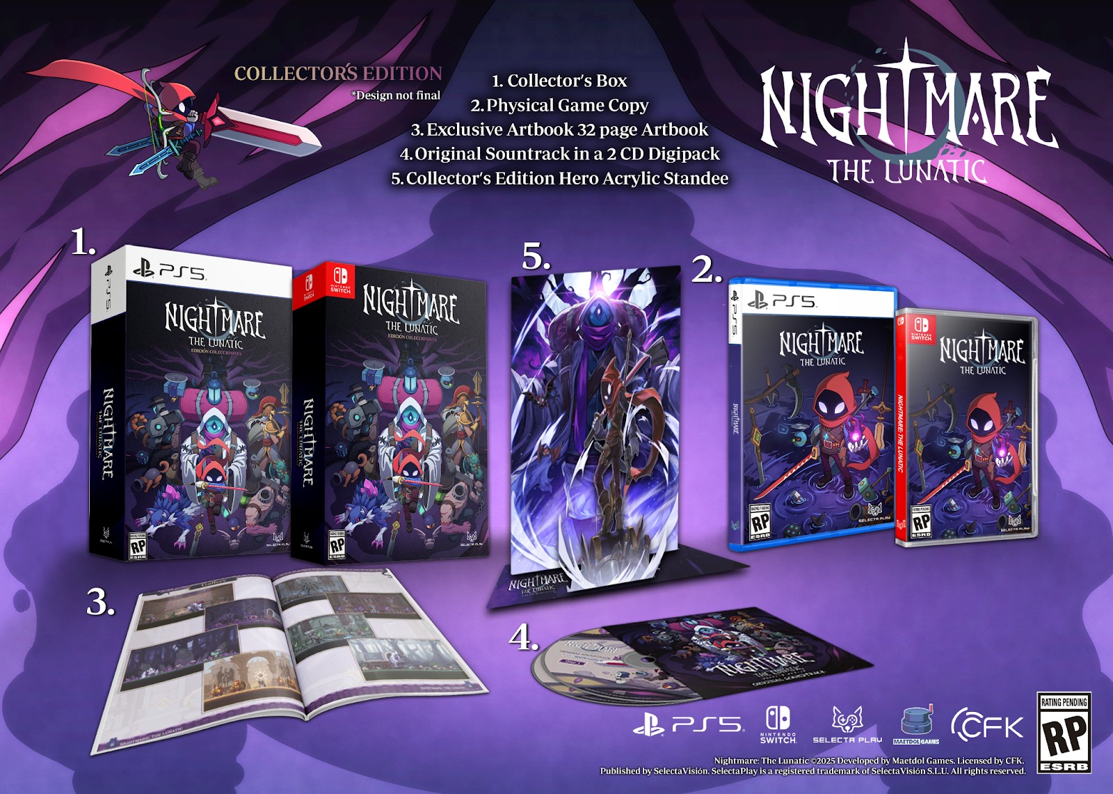 Nightmare: The Lunatic enthüllt physische Editionen