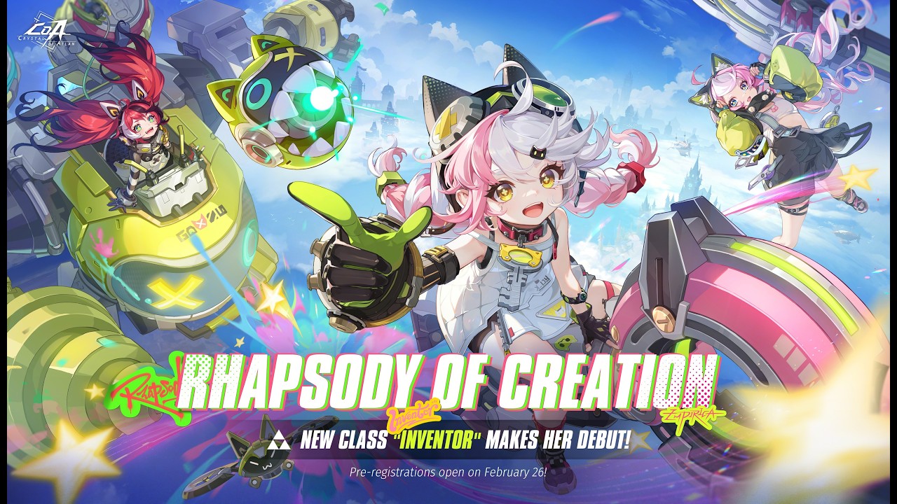 Crystal of Atlan: Neue Inventor-Klasse und zwei Zweigklassen