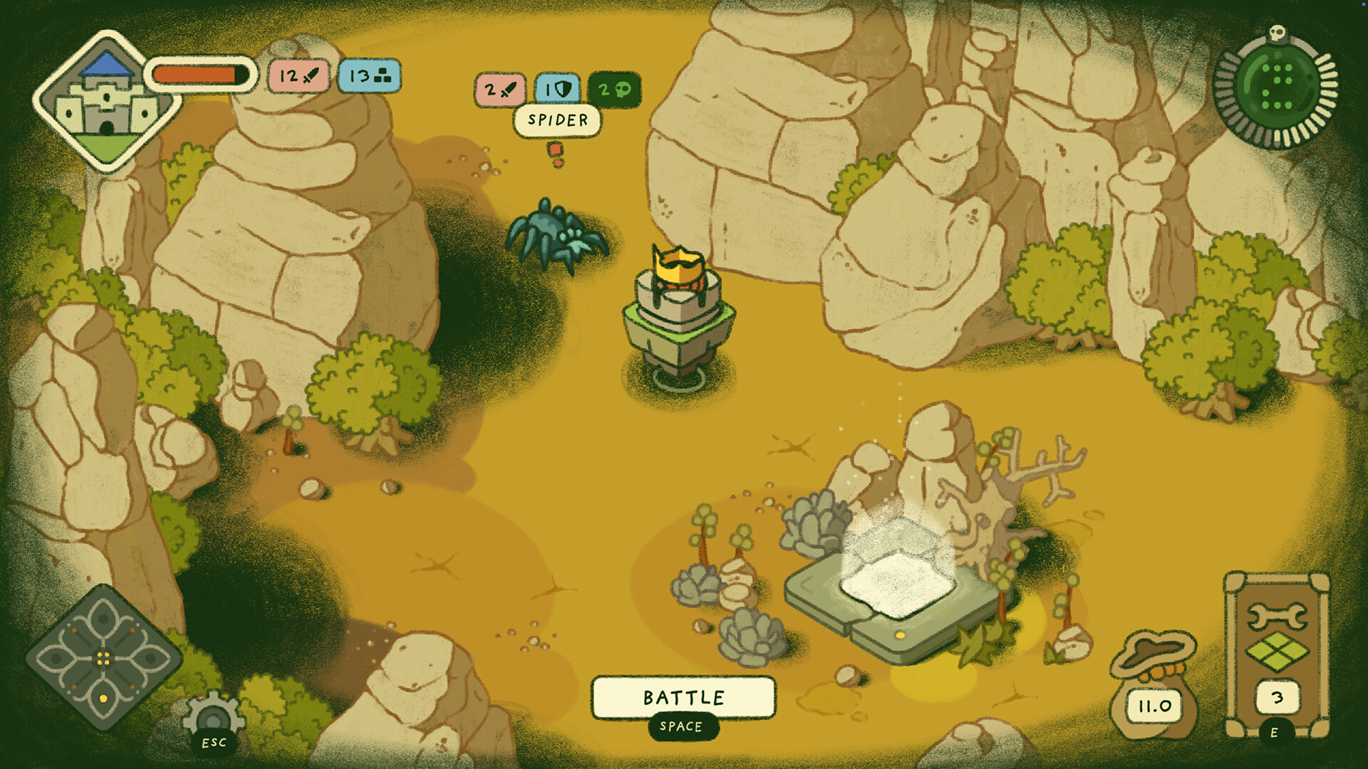 Castle Away: Strategie-Roguelite mit fliegender Festung