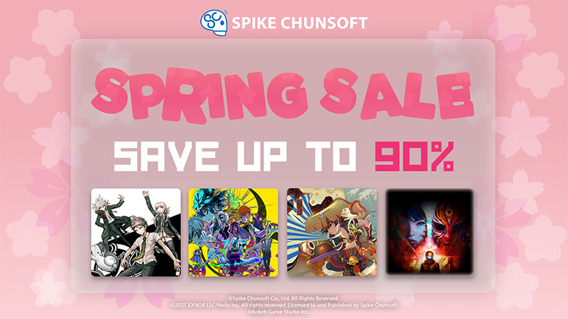 Spike Chunsoft Spring Sale mit starken Rabatten