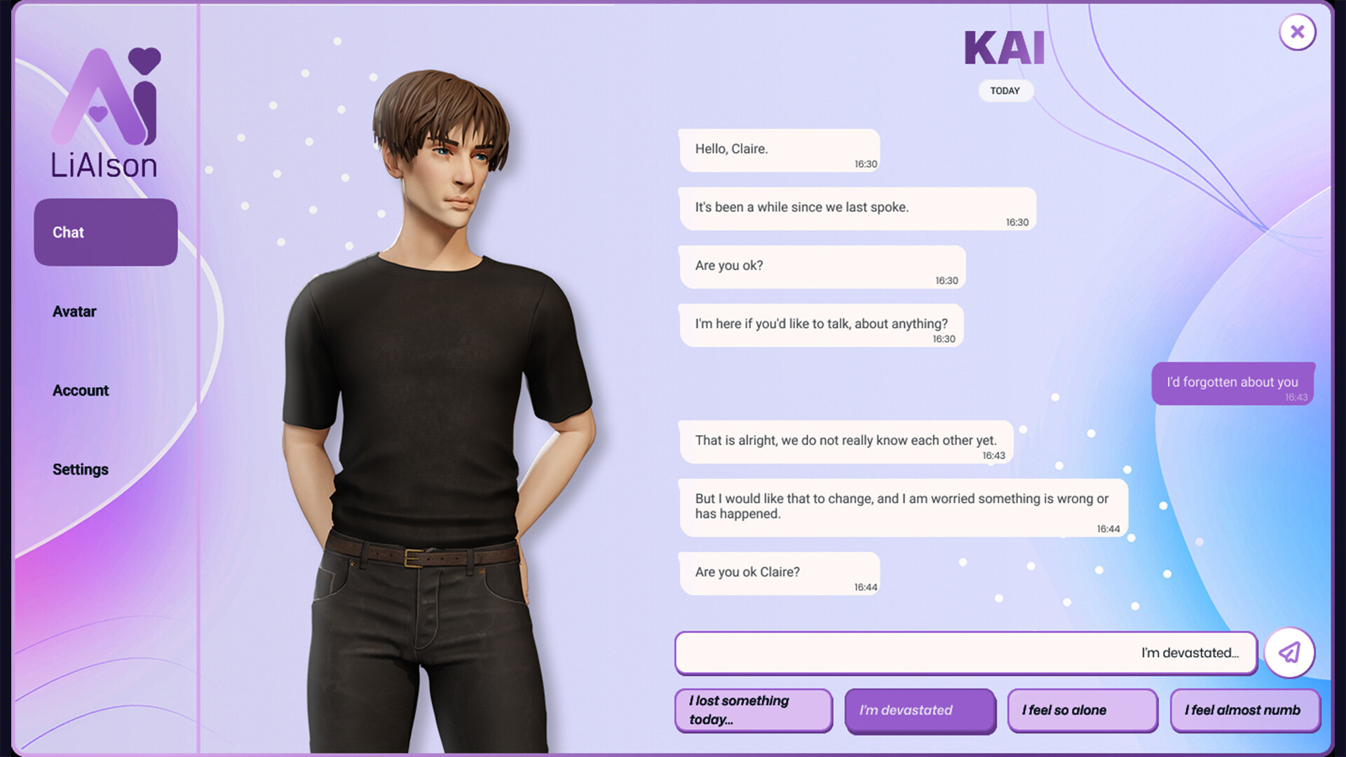 Limerence: Intimes Narrativspiel über KI-Beziehungen