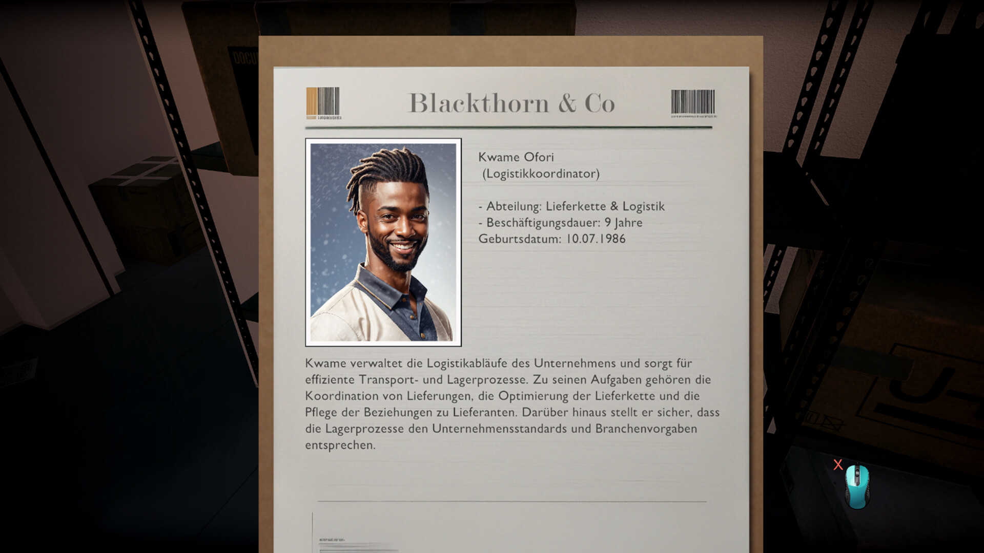 The Empty Desk: Psychothriller jetzt auf PS5 und Xbox