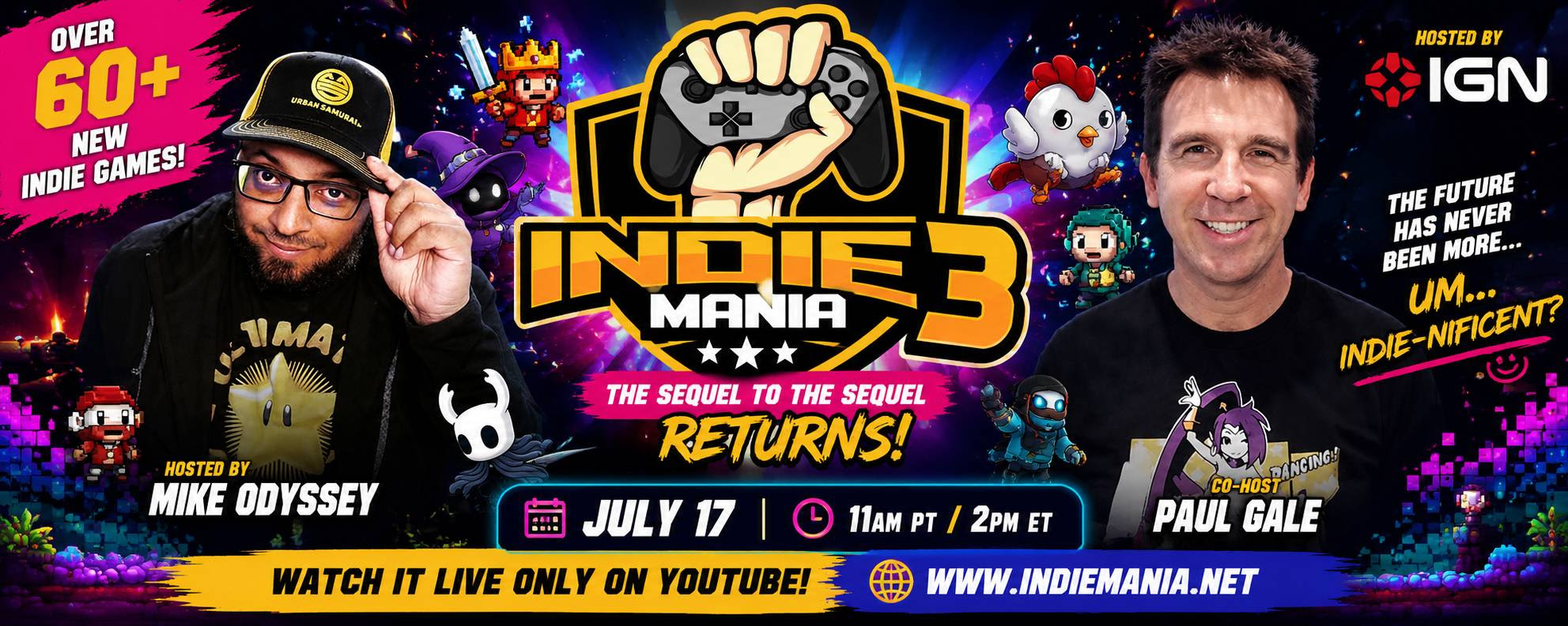 IndieMania 3: 80+ Indie-Spiele live enthüllt