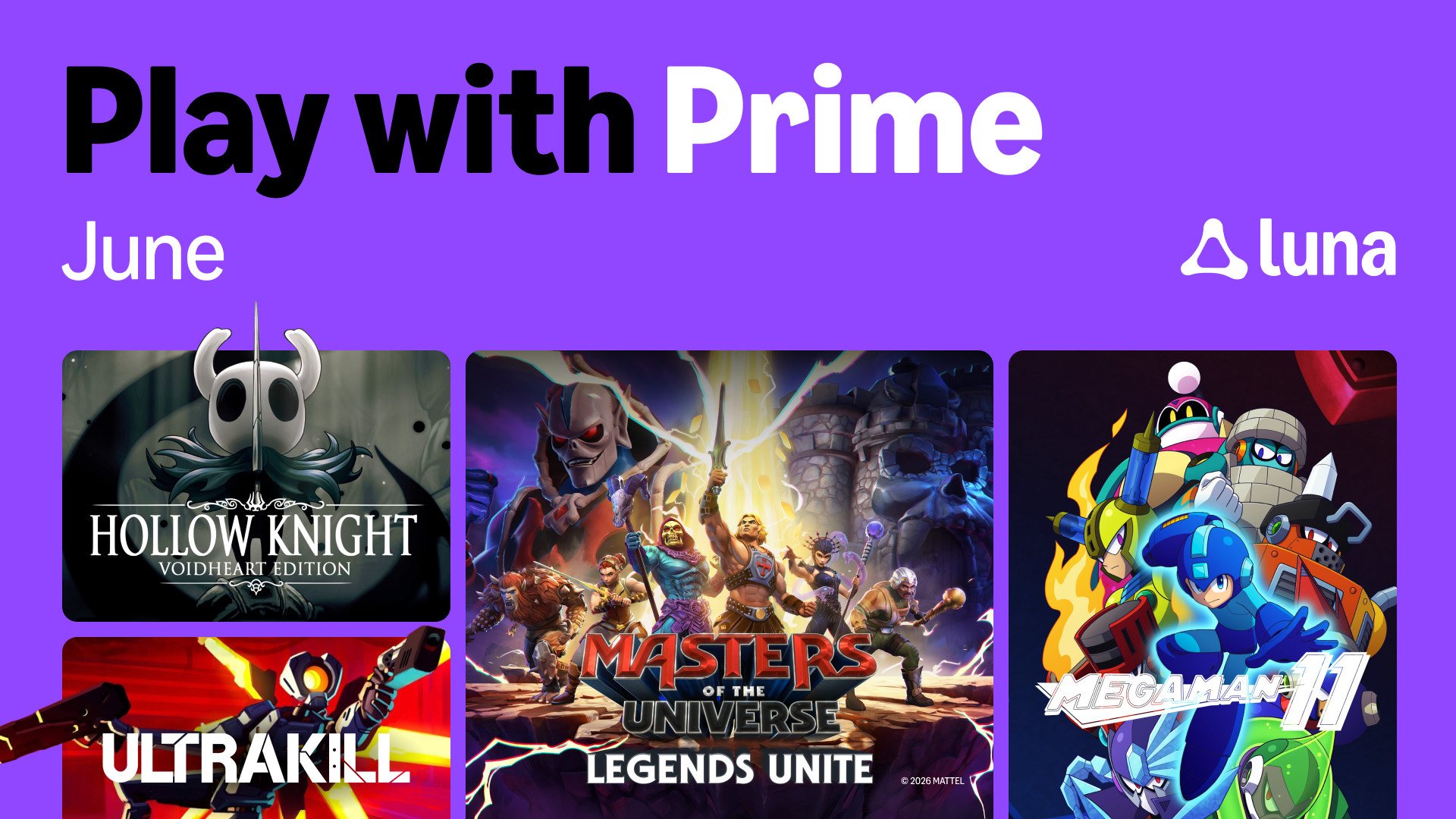 Luna Juni Update: Spiele & Prime Deal