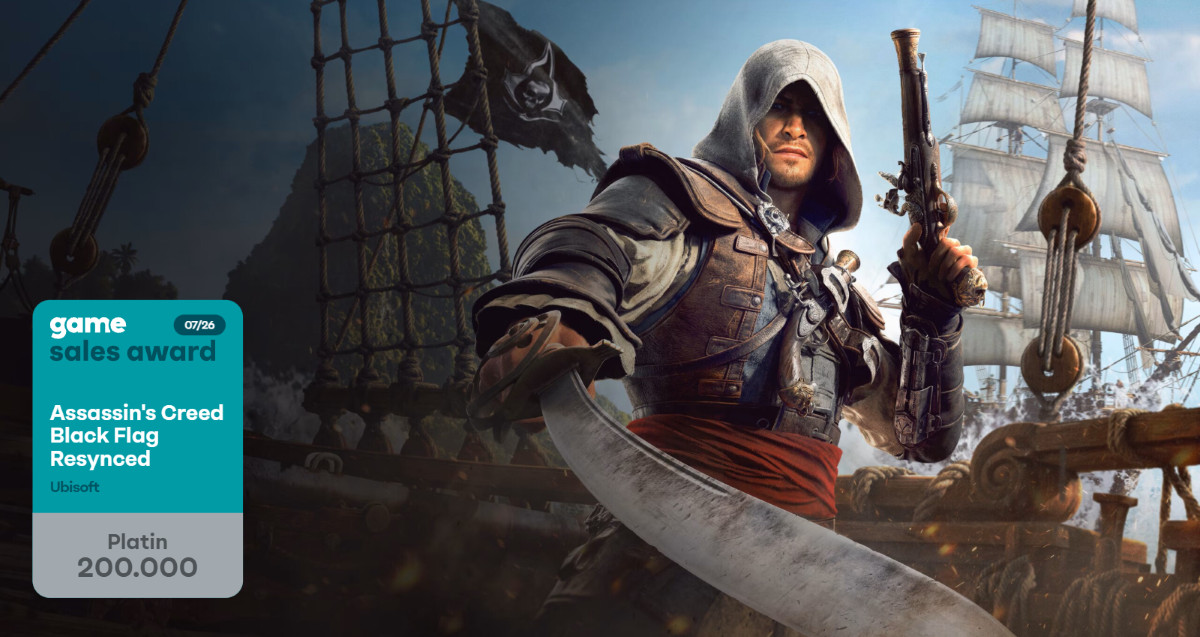 game Sales Award: Platin für Assassin’s Creed Black Flag Resynced
