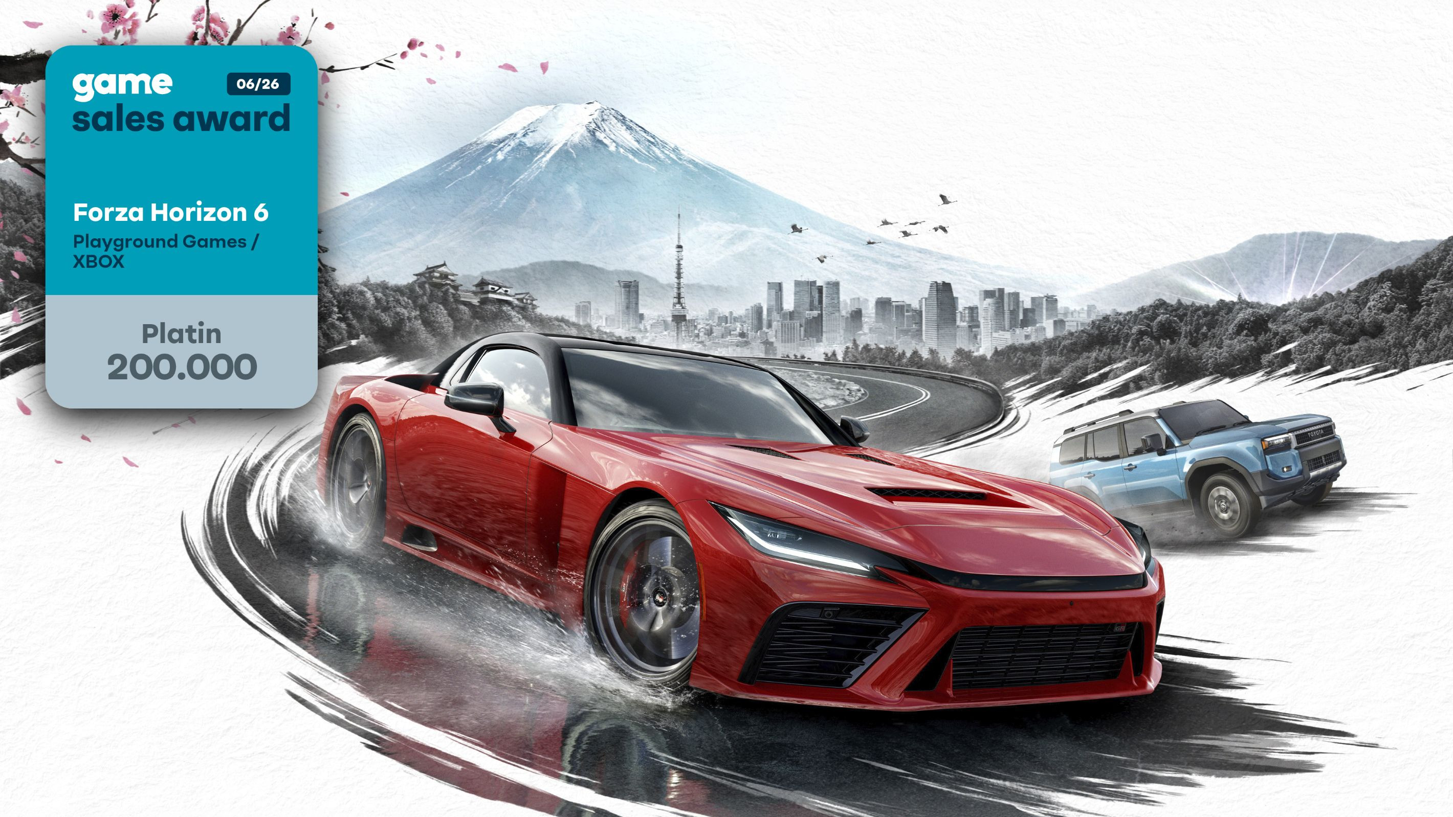 game Sales Awards Juni 2026: Platin für Forza Horizon 6 Bild game Sales Awards Juni 2026: Platin für Forza Horizon 6 Screenshot game Sales Awards Juni 2026: Platin für Forza Horizon 6 Foto