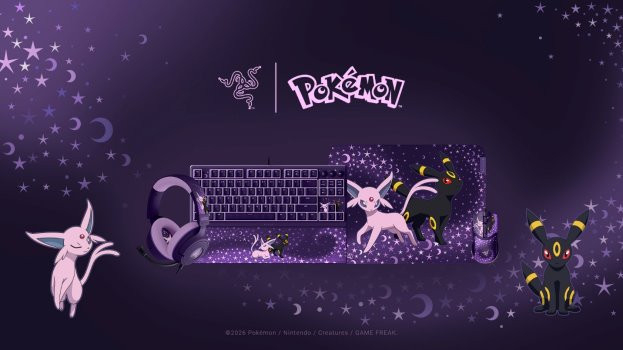 Razer zeigt Pokémon-Hardware im Design von Psiana und Nachtara