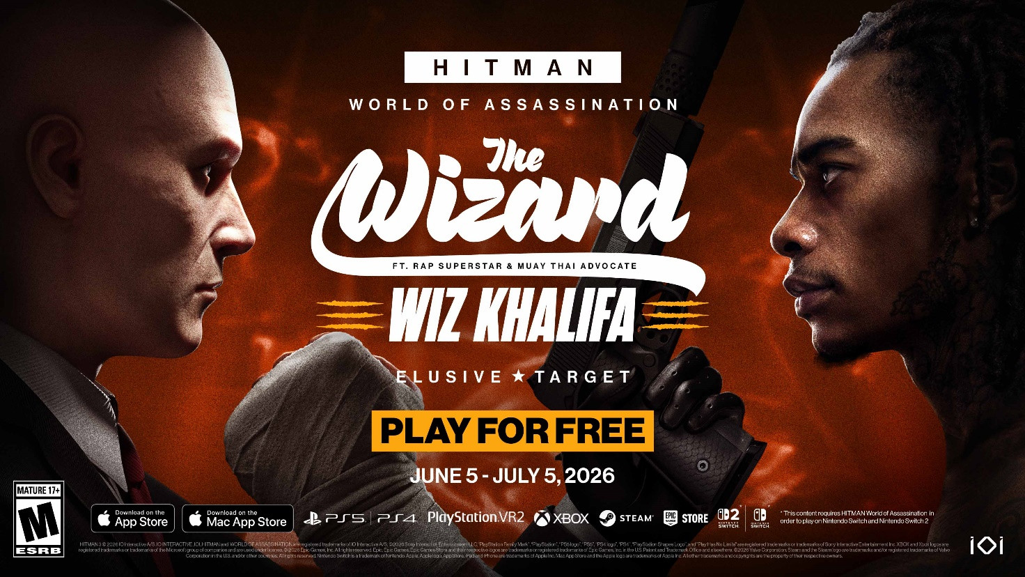 Hitman World of Assassination: Wiz Khalifa als Elusive Target