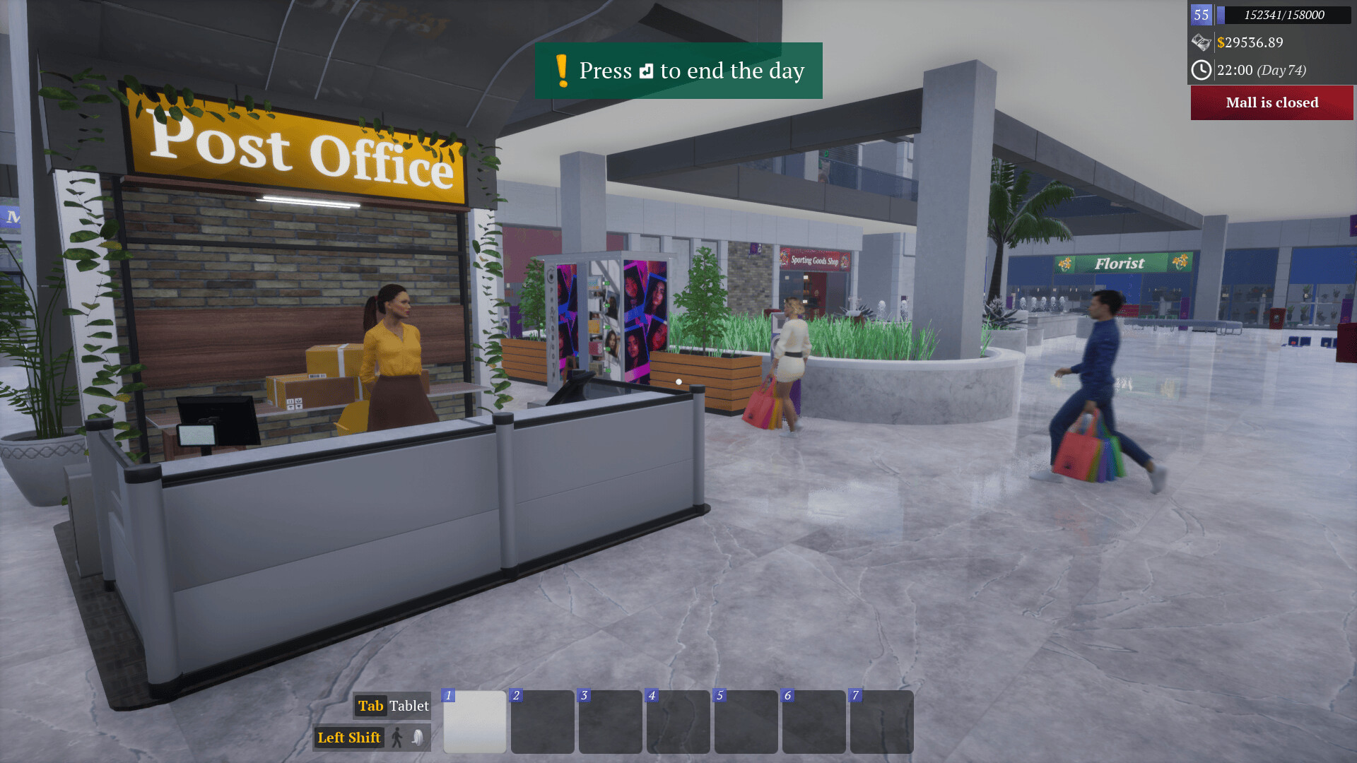 Mall Together: Kostenlose Demo der Einkaufszentrum-Simulation gestartet