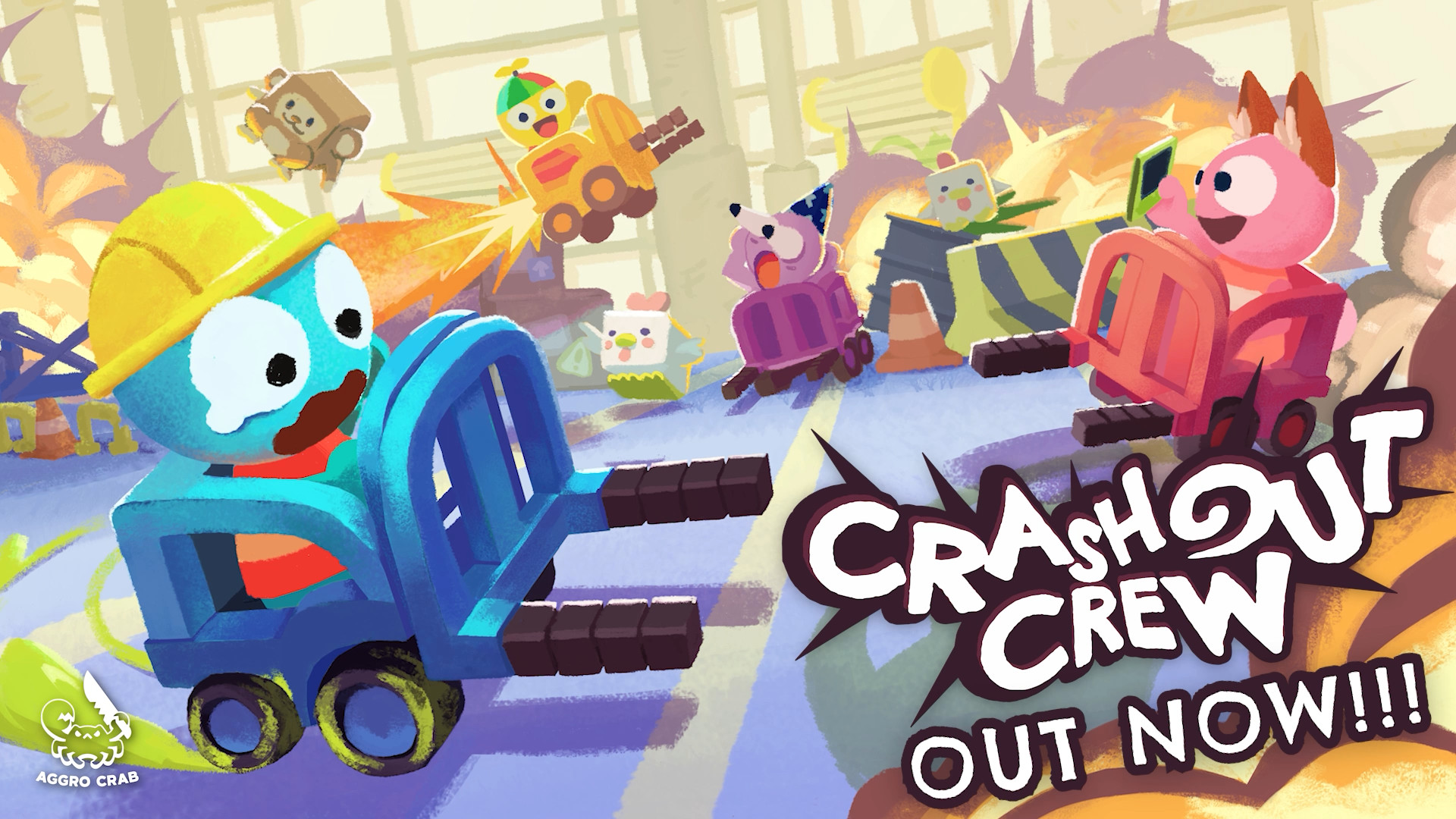 Crashout Crew: Chaotisches Stapler-Abenteuer für PC & Xbox erschienen