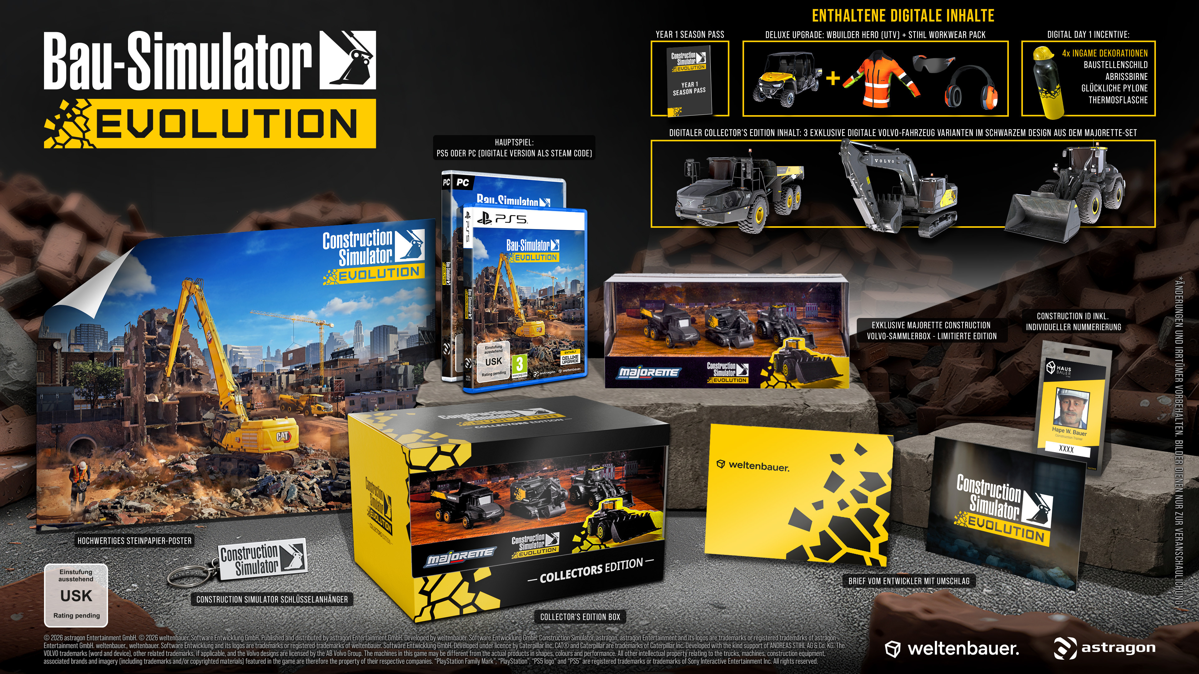 Bau-Simulator: Evolution - Limitierte Collector's Edition enthüllt Bild Bau-Simulator: Evolution - Limitierte Collector's Edition enthüllt Screenshot Bau-Simulator: Evolution - Limitierte Collector's Edition enthüllt Foto